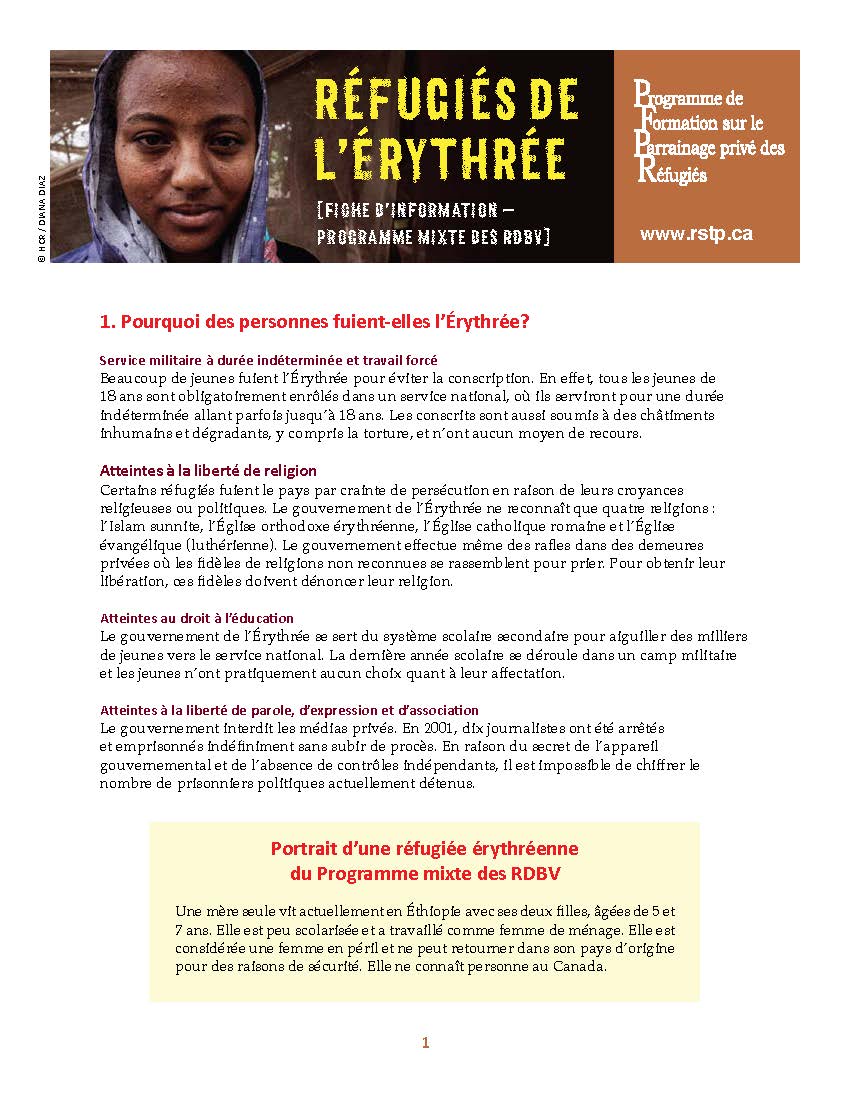 Réfugiés érythréens