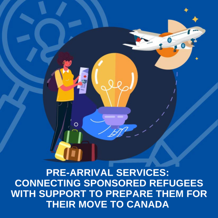 Pre-Arrival Services – Support for Preparing Sponsored Refugees for Their Move to Canada