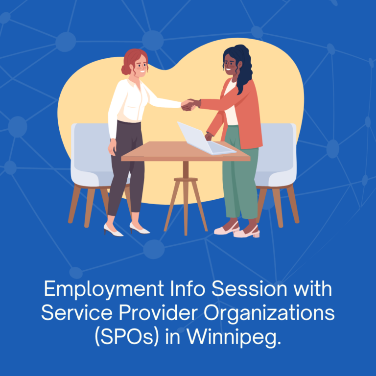 Employment Info Session with Service Provider Organizations (SPOs) in Winnipeg