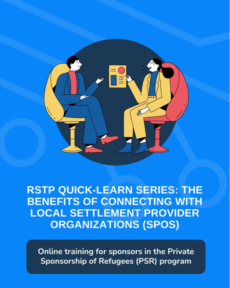 RSTP Quick-Learn Series: The Benefits of Connecting with Local Settlement Provider Organizations (Spos)