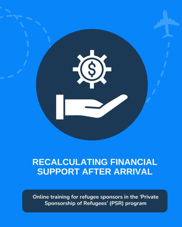 National Webinar: “Recalculating Financial Support After Arrival” (For PSR sponsors)